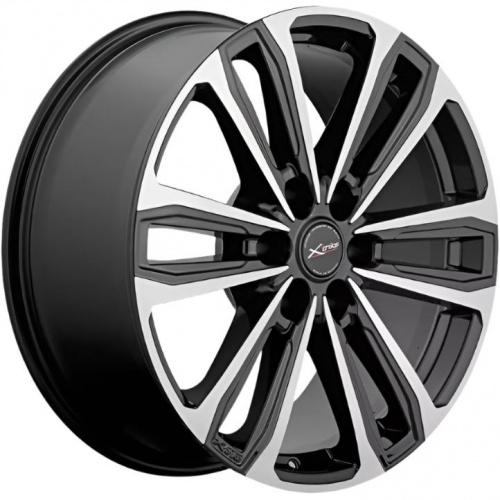 Диски X'trike X-142 8.5x20 6*139.7 ET30 DIA77.8 BKFP Литой