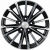 Диски Khomen KHW 1611 6.5x16 5*112 ET46 DIA57.1 Black-FP Литой