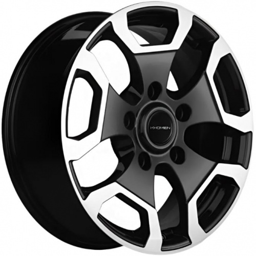 Диски Khomen KHW 1725 6.5x17 5*139.7 ET35 DIA98.5 Black-FP Литой