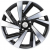 Диски Khomen KHW 1801 7.5x18 5*114.3 ET50 DIA66.1 Black-FP Литой Диски Khomen KHW 1801 7.5x18 5*114.3 ET50 DIA66.1 Black-FP Литой