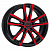 Диски MAK Milano 7x17 5*114.3 ET40 DIA76.1 Black Red Face Литой