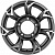 Диски Khomen KHW 1505 5.5x15 5*139.7 ET5 DIA98.5 Gray-FP Литой