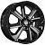 Диски Khomen KHW 1501 6x15 4*100 ET46 DIA54.1 Black Литой