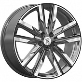 Диски K&K КР014 8x20 5*112 ET27 DIA66.6 Diamond gloss graphite Литой