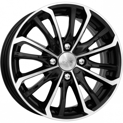 Диски K&K Римэкс 5.5x14 4*98 ET35 DIA58.6 Алмаз черный Литой