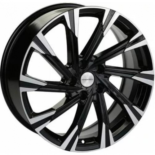 Диски Khomen KHW 1901 7.5x19 5*108 ET46 DIA63.3 Black-FP Литой