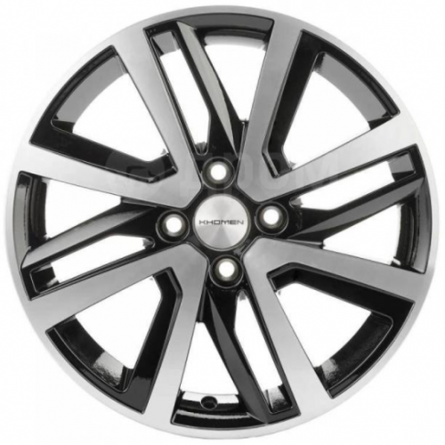 Диски Khomen KHW 1609 6x16 4*100 ET50 DIA60.1 Black-FP Литой