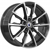 Диски K&K Меренге 7.5x17 5*108 ET45 DIA67.1 Алмаз черный Литой