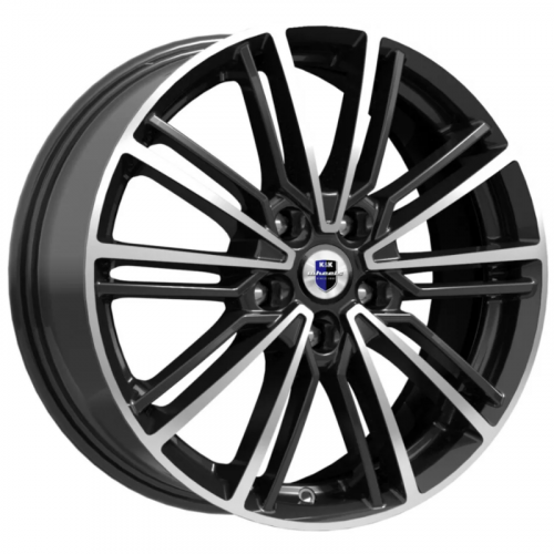 Диски K&K Эрфурт 7x17 5*110 ET48 DIA63.3 Алмаз черный Литой