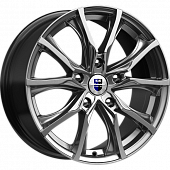Диски K&K Твист 7.5x17 5*100 ET42 DIA67.1 Дарк платинум Литой