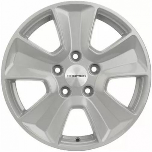 Диски Khomen KHW 1601 6.5x16 5*114.3 ET50 DIA66.1 Silver Литой