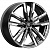 Диски K&K КР014 8x20 5*108 ET45 DIA63.3 Алмаз черный Литой