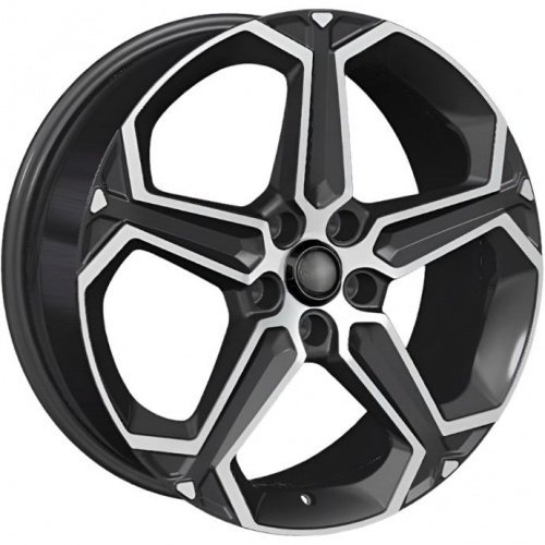 Диски Khomen KHW 1909 7.5x19 5*108 ET33 DIA60.1 Black-FP Литой