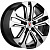 Диски RepliKey R244 7x18 5*114.3 ET45 DIA60.1 BKF Литой