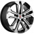 Диски RepliKey R244 7x18 5*114.3 ET45 DIA60.1 BKF Литой