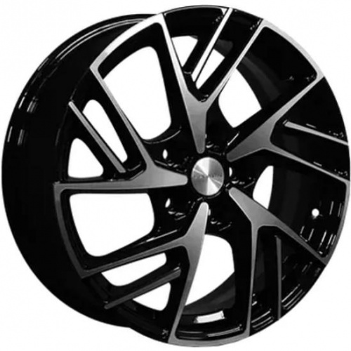Khomen KHW 1722 6.5x17 5*108 ET33 DIA60.1 Black-FP Литой