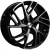 Khomen KHW 1722 6.5x17 5*108 ET33 DIA60.1 Black-FP Литой