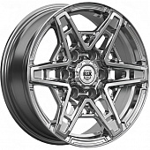 Диски K&K Блэкберн 8x17 6*139.7 ET25 DIA106.1 Дарк платинум Литой