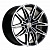 Диски Khomen KHW 1904 8.5x19 5*112 ET30 DIA66.6 Black-FP Литой