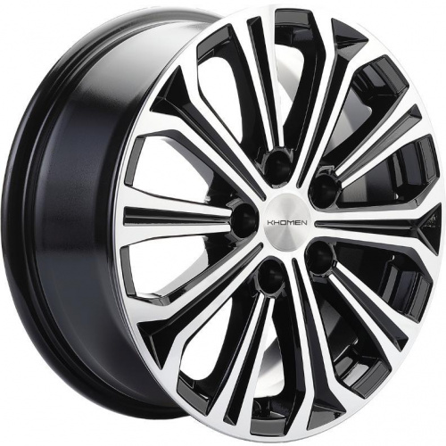 Диски Khomen KHW 1610 6.5x16 5*112 ET46 DIA57.1 Black-FP Литой