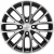 Khomen KHW 1506 6x15 4*98 ET36 DIA58.6 Black-FP Литой Khomen KHW 1506 6x15 4*98 ET36 DIA58.6 Black-FP Литой