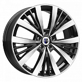 Диски K&K Марвел 7.5x19 5*120 ET35 DIA72.6 Алмаз черный Литой