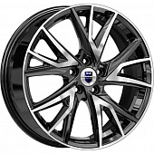 Диски K&K Кайлас 6.5x18 5*108 ET52 DIA60.1 Алмаз черный Литой