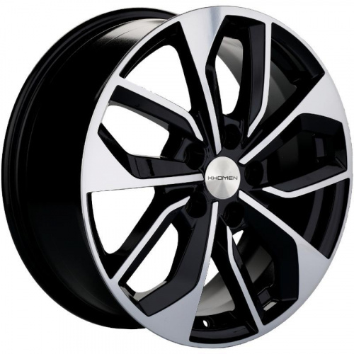 Диски Khomen KHW 1703 7x17 5*112 ET49 DIA57.1 Black-FP Литой