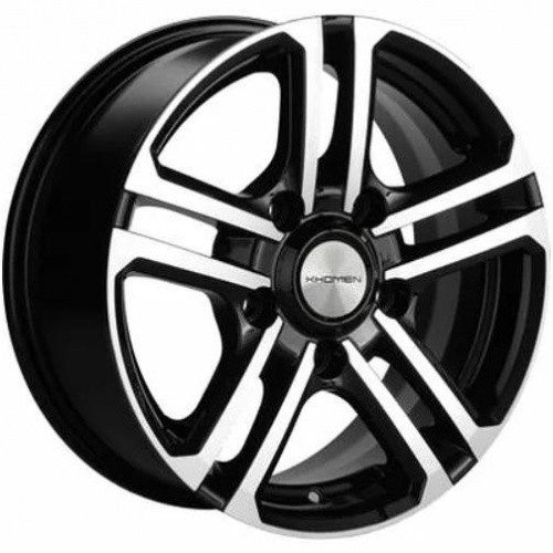 Диски Khomen KHW 1602 6.5x16 5*139.7 ET40 DIA98.5 Black-FP Литой