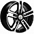Диски Khomen KHW 1602 6.5x16 5*139.7 ET40 DIA98.5 Black-FP Литой