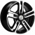 Диски Khomen KHW 1602 6.5x16 5*139.7 ET40 DIA98.5 Black-FP Литой