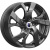 K&K Палермо 6.5x16 5*100 ET38 DIA67.1 Алмаз черный Литой