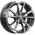 Диски K&K КС1005 6x15 5*114.3 ET46 DIA67.1 Алмаз черный Литой