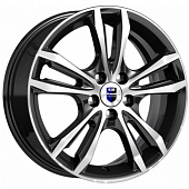 Диски K&K Samara 6x16 4*114.3 ET40 DIA67.1 Алмаз черный Литой
