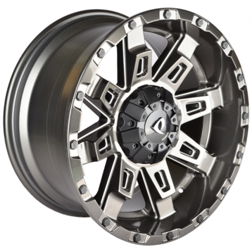 Диски Powcan BK5261 9x18 6*135 ET15 DIA106.1 GM/MIL Литой