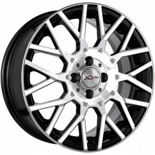 Диски X'trike X-125 6.5x16 4*100 ET36 DIA67.1 BKFP Литой