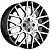 Диски X'trike X-125 6.5x16 4*100 ET36 DIA67.1 BKFP Литой