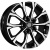 Диски Khomen KHW 1605 6.5x16 5*114.3 ET50 DIA67.1 Black-FP Литой