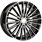 Диски Powcan 3S5909 8.5x18 5*112 ET48 DIA66.6 BKF Литой