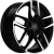 Диски Khomen KHW 1708 6.5x17 5*114.3 ET37 DIA66.6 Black-FP Литой