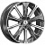 Диски K&K КР013 7x19 5*108 ET45 DIA60.1 Diamond gloss graphite Литой