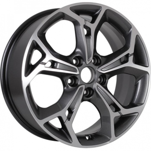 Диски Khomen KHW 1702 7x17 5*114.3 ET45 DIA60.1 Gray-FP Литой