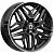 Диски K&K Колумб 7x19 5*108 ET33 DIA60.1 Алмаз черный Литой