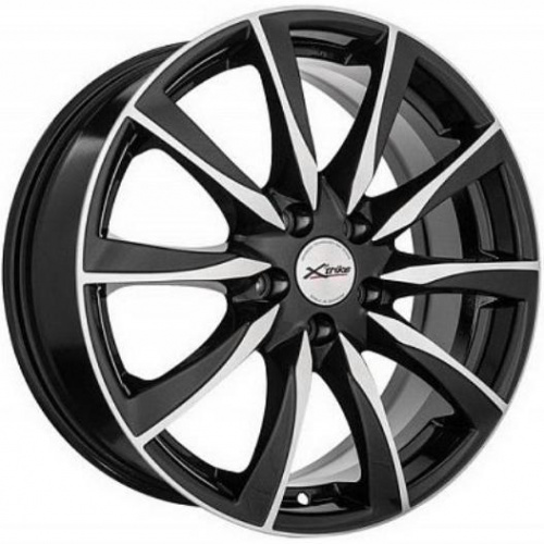 Диски X'trike X-120 7x17 5*105 ET38 DIA56.6 BKFP Литой