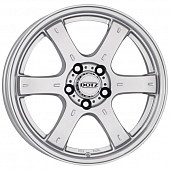 Диски Dotz Crunch 8x17 6*139.7 ET20 DIA106.1 Silver Литой