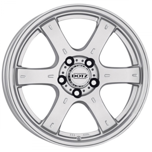 Диски Dotz Crunch 8x17 6*139.7 ET20 DIA106.1 Silver Литой