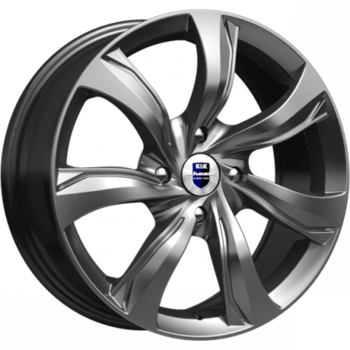 Диски K&K Либерти 7x17 4*100 ET35 DIA67.1 Дарк платинум Литой