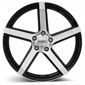 Диски Dotz CP5 dark 7x17 5*108 ET45 DIA70.1 BFP Литой