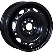Диски Trebl X40028 5x14 5*100 ET40 DIA57.1 Black Штампованный