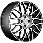 Диски X'trike X-131 7x17 4*100 ET37 DIA60.1 BKM/FP Литой